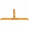 Ekena Millwork Portland Rough Sawn Timber Gable Bracket, Western Red Cedar, 84"W x 45"H x 4"D x 6"F, 13/12 Pitch GBW084X45X0406POR00RWR - alternate 3